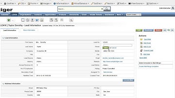 vtiger CRM Merge Import