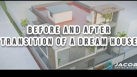📌Before and after rendering transition of a house || Before and after mode || Jacob Design Studio