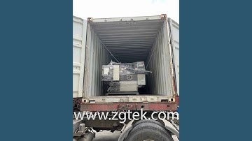 ZGTEK: high speed ring making and welding machine deliveries -погрузка станки для изготовления колец