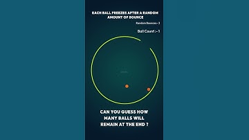 🥶 Insane Each Ball Freezes While Bouncing | #asmr #satisfying