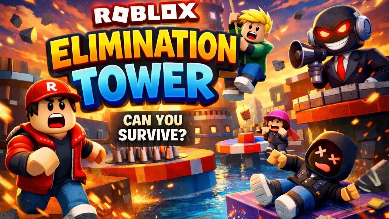 Last Tak Kaun Bacha? 😱 | Roblox Elimination Tower