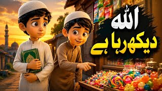 Allah Is Watching | A Beautiful Islamic Story | Moral Story for Kids