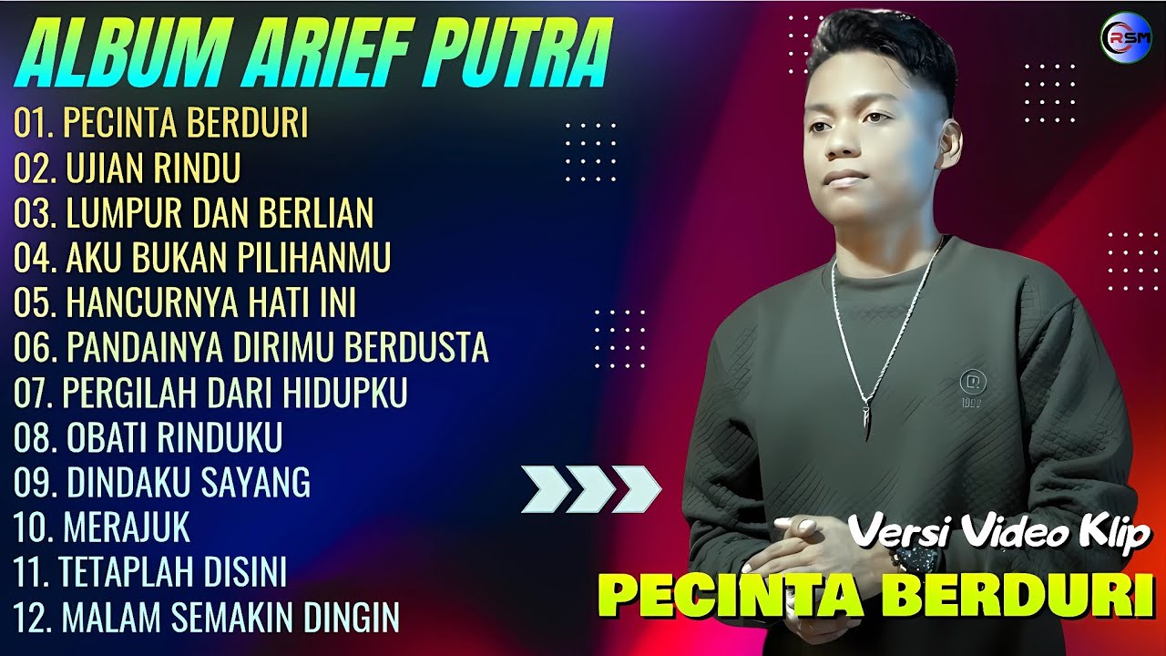 Album Arief Putra || PECINTA BERDURI - UJIAN RINDU - Pop Melayu Terpopuler 2025 - Tanpa Iklan