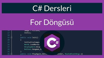 C# Dersleri 30: For Döngüsü