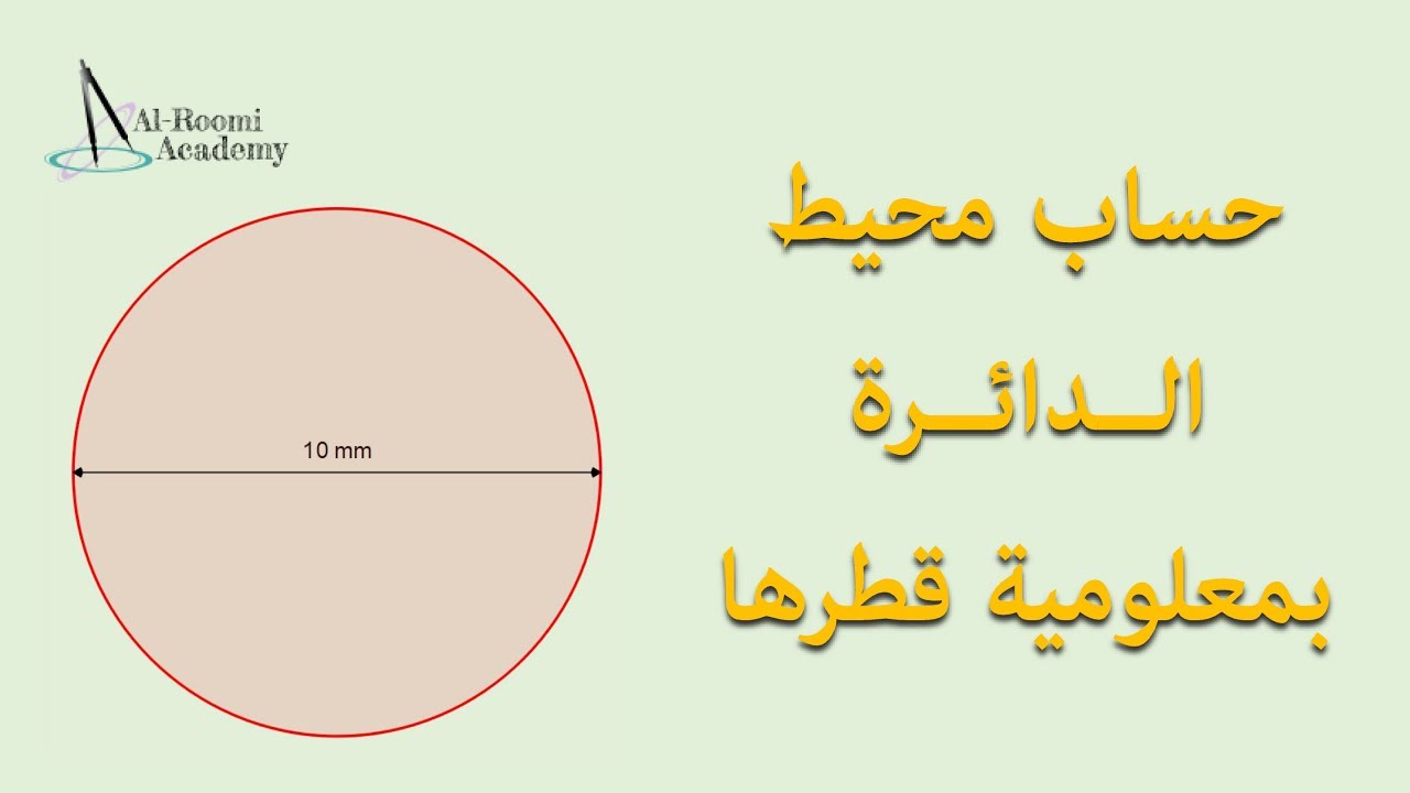 نسبة مساحة الدائرة التي طول نصف قطرها ر إلى محيطها تساوي