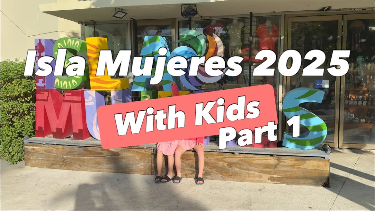 Join us as we vacation in Isla Mujeres with kids.  We review Lola Valentina and Zama Beach Club.
