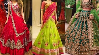 Latest Lehenga Saree For Rs.299 / Half 