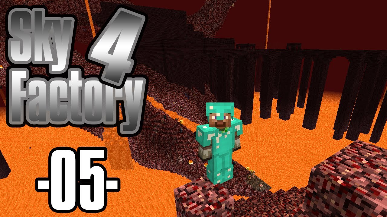 Minecraft - Sky Factory 4 #05 - Sindsygt Nether og nuttet pingvin (HD ...