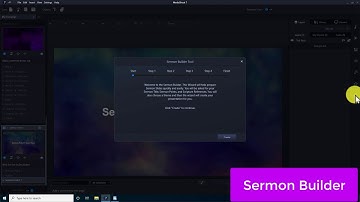 MediaShout 7 - Sermon Builder