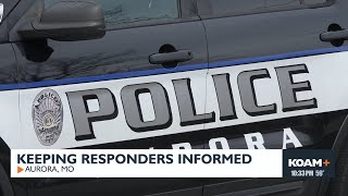 Aurora, MO police use stickers for autism awareness