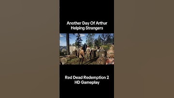 Red Dead Redemption 2: Another Day of Arthur Helping Strangers | Random Encounters #Shorts