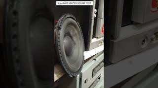 SONY MHC-GNZ9D SOUND TEST # USE 6 INCH SUBWOOFER # bluetooth