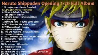 Naruto Shippuden Opening Songs 1-20 Full Album