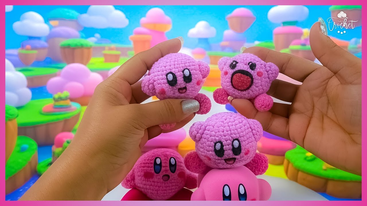 Cómo Hacer este Hermoso Kirby a Crochet | Amigurumi Paso a Paso