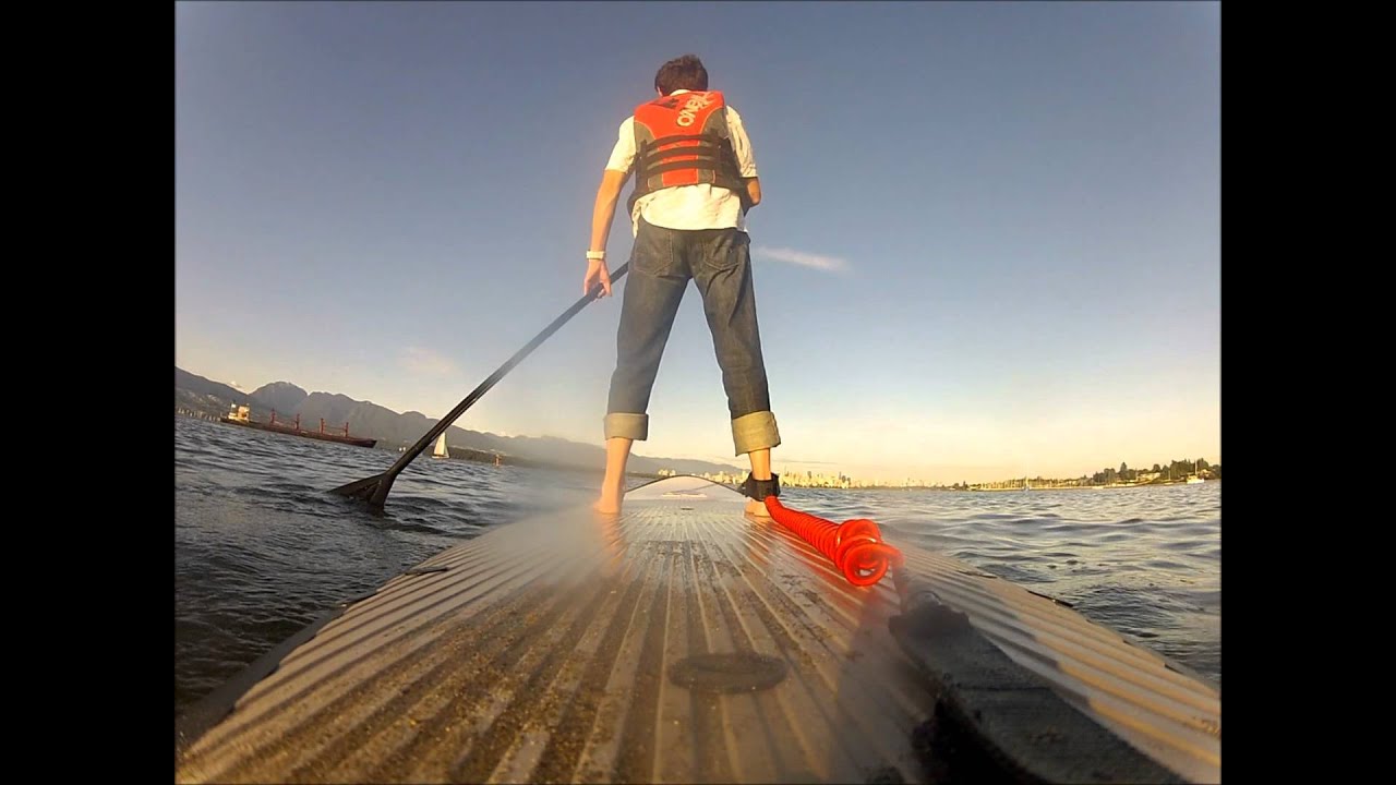 Jericho Beach Stand Up Paddle Boat HD YouTube
