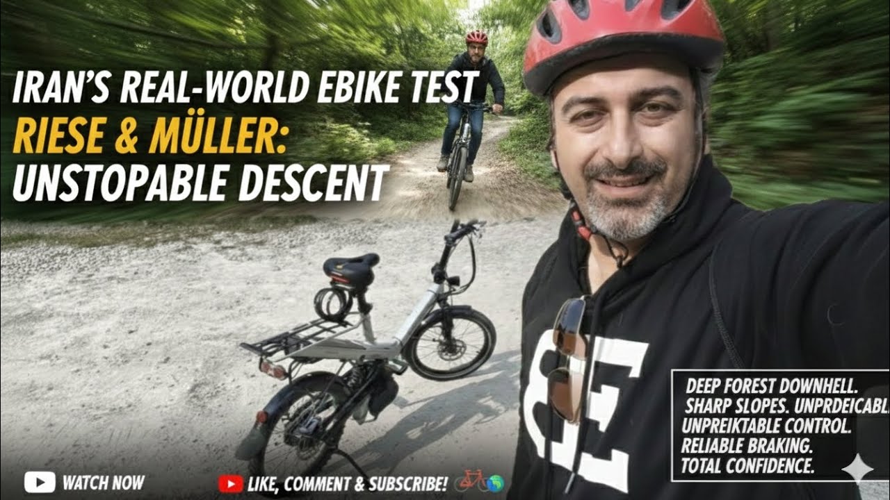 Descending Qaleh Gardan Forest | Ultimate Downhill Control with Riese & Müller eBike (Iran)