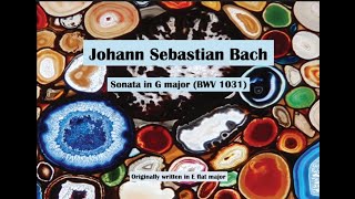 Johann Sebastian Bach Sonata In G Major, Bwv 1031