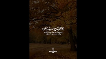 قرآن الكريم بصوت سعد الغامدي اجمل حالات واتس اب دينية سورة الفرقان فيديو قصيره