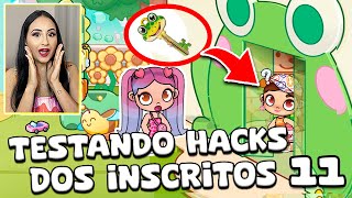 😱 TESTANDO SEGREDOS E HACKS SECRETOS DOS INSCRITOS NO PAZU AVATAR WORLD #11