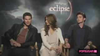 Ashley Greene,Kellan Lutz,and Jackson Rathbone (Eclipse Interview)