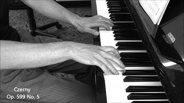 Czerny Op. 599 No. 5 - Practical Method for Beginners on the Piano