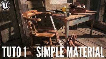 UE5 Tuto 1 Simple Material / Simple Master Material For Props #ue5 #unrealengine #shaders