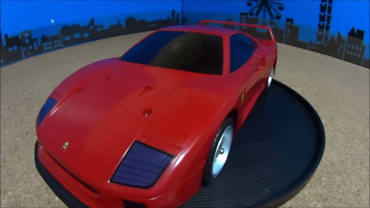 Vintage Tamiya QD(Quick Drive) Ferrari F40 Demo Run - YouTube