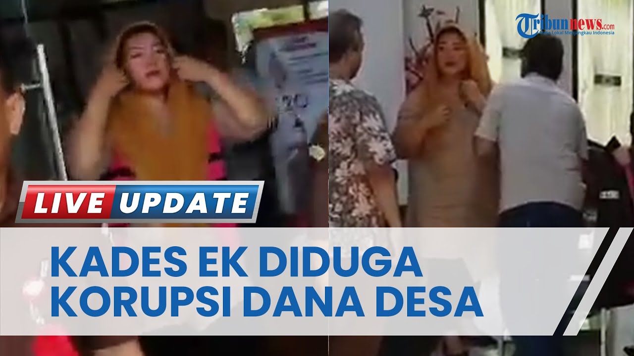 Detik-detik Kades Katulisan EK Ditahan Kejari Serang, Diduga Korupsi Keuangan Desa Tahun 2020-2021