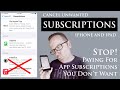 How To Cancel UNWANTED iPhone and iPad App Subscriptions. STOP PAYING Every Month.