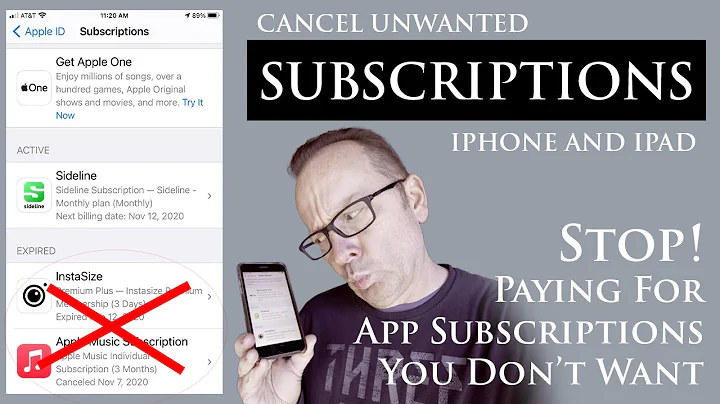 How To Cancel UNWANTED iPhone and iPad App Subscriptions. STOP PAYING Every Month.