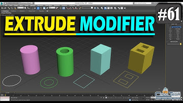 #61 || Extrude Modifier || 3DS MAX FULL TUTORIAL FROM BASIC TO ADVANCE ||