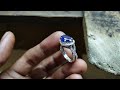 I Make a 14k Gold Ring | Blue Sapphire Heart | Handmade