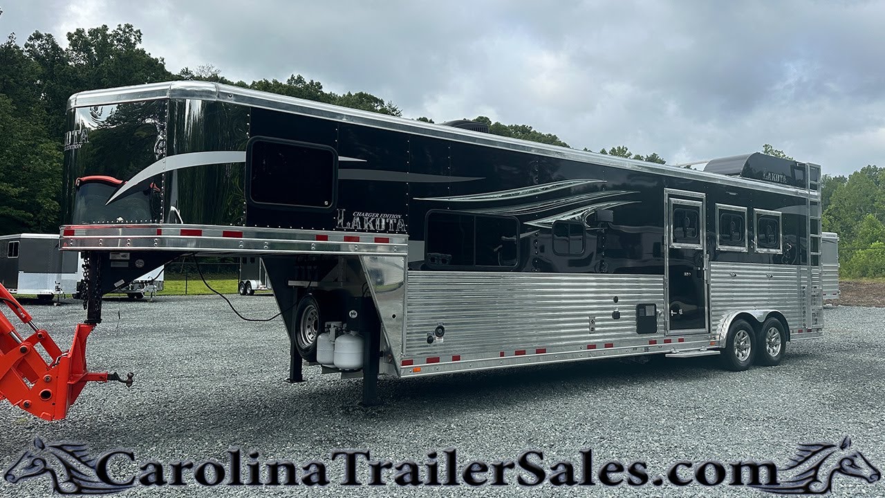 2018 Lakota C8313 – 3 Horse Slant Load Trailer Tour | 13’ LQ, Bar, Rear Kitchen, and Rear Ramp