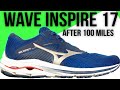 Mizuno Wave Inspire 17 Review after 100 miles | Mizuno Running Shoes 2021