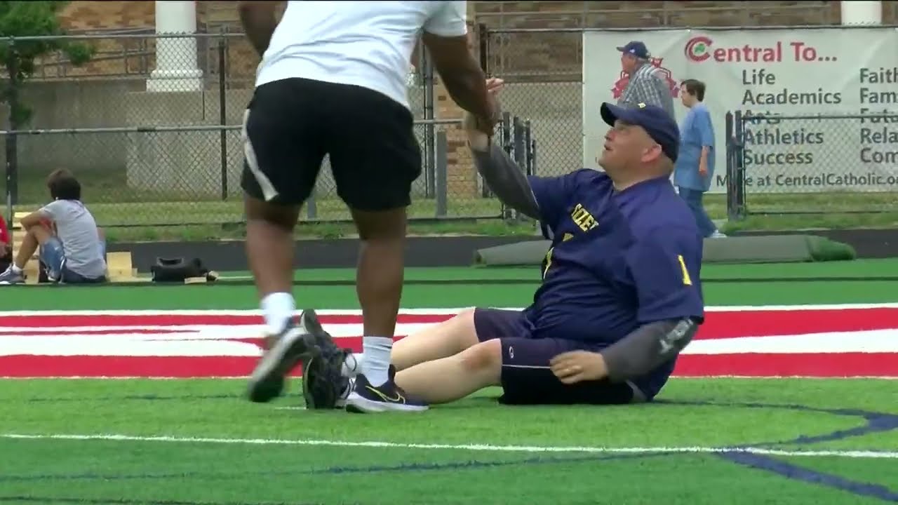 Mayor Wade Kapsukiewicz in the Mayor Cup