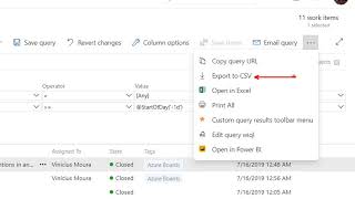 Famous #azuredevopssprints 150 - Export query results to a CSV file Net Worth
