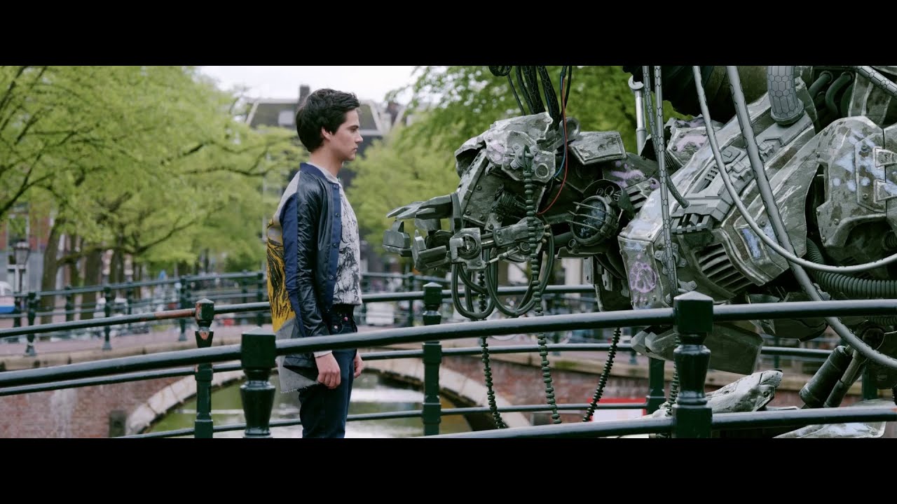 Tears of Steel, a sci-fi short film by the Blender Foundation funded by the Netherlands Film Fund, showcasing open-source VFX pipeline