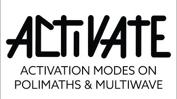 Activation Modes on PoliMATHS and MultiWAVE (Channel Index, Round and Parallel)