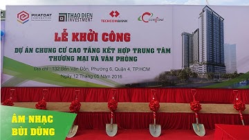 Nghi thức xúc cát - Lễ khởi công dự án 132 Bến Vân Đồn