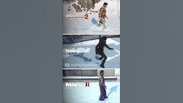 Uncharted 2 vs Mafia 2 vs Rise of the Tomb Raider | Snow Physics