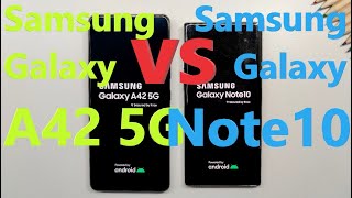 Samsung Galaxy A42 5G vs Samsung Galaxy Note10 - SPEED TEST + multitasking - Which is faster!?