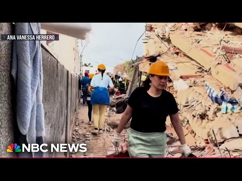 Another earthquake felt in Venezuela as families search for missing loved ones