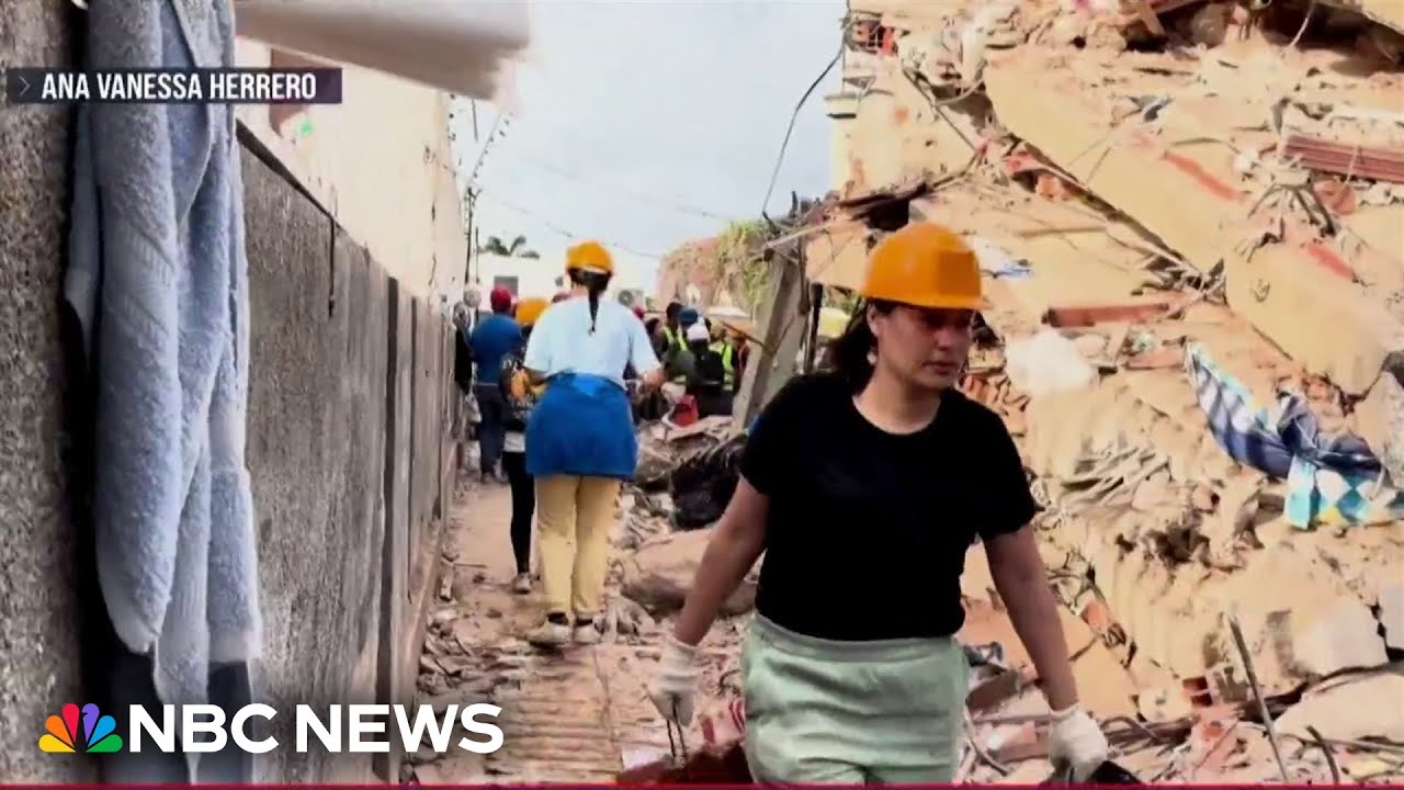 Another earthquake felt in Venezuela as families search for missing loved ones Another earthquake felt in Venezuela as families search for missing loved ones