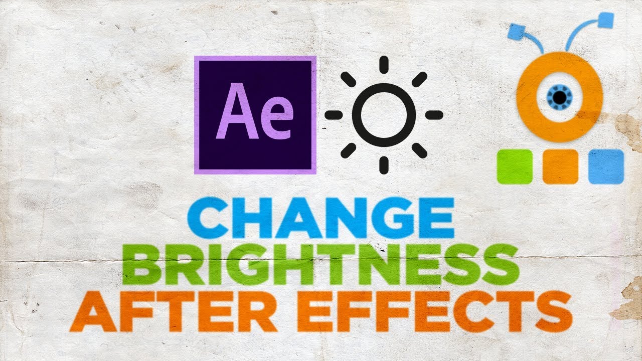 How to Change Brightness in After Effects YouTube
