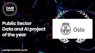 Public Sector Data and AI Project of the Year - Nordic DAIR Awards 2021