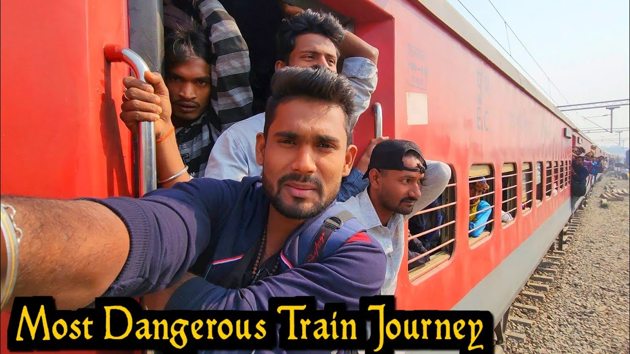 बिहार से दिल्ली जाने वाली सबसे खतरनाक ट्रेन 😨😨| Shramjeevi Express Train Journey