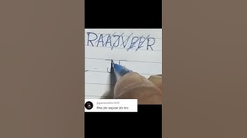 RAAJVEER NAME PROFILE LOGO CREAT 🔥 ✨ 💥 comment your name #viraltrendingshorts #logodesign #shorts