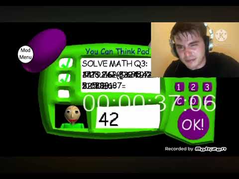 Sweaty gamer Baldi