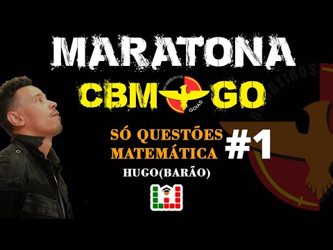 CONCURSO BOMBEIROS DE GOIÁS |Banca AOCP Maratona CBMGO #01 | Questões Raciocínio Lógico e Matemático