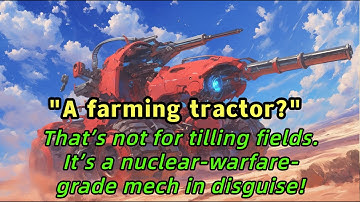 “A farming tractor?” — That’s not for tilling fields. It’s a nuclear-warfare-grade mech in disguise!